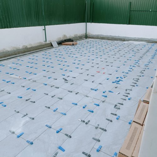 Impermeabilização do terraço e assentamento do azulejo 2